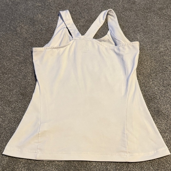 Lacoste Women's White Tank Top - Picture 3 of 3